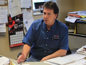 Chris Taylor, president of CAW Local 200 at his Windsor office on Sept. 24, 2012. (DAN JANISSE/The Windsor Star)