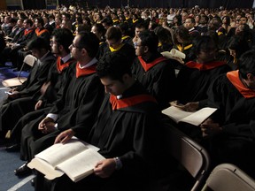 The University of Windsor held its first session of convocation ceremonies on June 13, 2012. (DAN JANISSE/The Windsor Star)