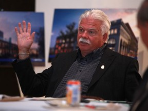 Councillor Percy Hatfield speaks during an Executive Council meeting at the Art Gallery of Windsor, Monday, Sept. 24, 2012.  (DAX MELMER/The Windsor Star)