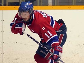 Canadiens forward Mike Ditty will be in the lineup when Belle River hosts the Kingsville Comets Friday night at Lakeshore Arena. (NICK BRANCACCIO/The Windsor Star)