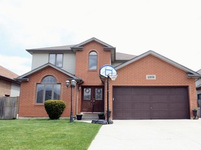 Exterior of a home at 10898 Brentwood Crescent in Windsor, Ont., on April 28, 2010.  Police raided the home during a drug investigation.   A grade one school teacher, arrested in the bust resided at the home has been charged with unsafe storage of a firearm.  (WINDSOR STAR PHOTO)