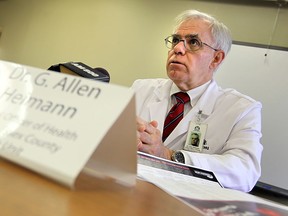 Medical officer of health Dr. Allen Heimann is seen in this file photo. (TYLER BROWNBRIDGE / The Windsor Star)