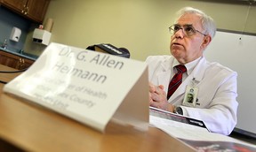 Medical officer of health Dr. Allen Heimann is seen in this file photo. (TYLER BROWNBRIDGE / The Windsor Star)