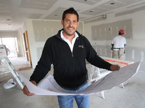 Ezio Tartaro of Gintar Contractors, shown above at a residential worksite in Lasalle, says it’s important to have knowledgeable and skilled trades people when doing home renovations. (DAN JANISSE / The Windsor Star)