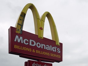 McDonald's iconic golden arches are pictured in this 2010 file photo. (BEN NELMS/The Windsor Star)