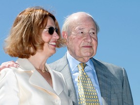 File photo of Matty Moroun, owner of the Ambassador Bridge with his wife Nora in June, 2006.  (Jason Kryk/ Windsor Star)