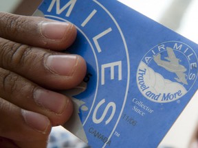 File photo of the Air Miles card. (APostmedia News files)