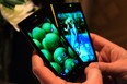 Smartphones on display at the annual Consumer Electronics Show in Las Vegas on Jan.9, 2012. (FREDERIC J. BROWN/AFP/Getty Images)
