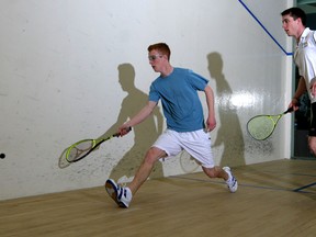 Playing squash is a great way to get in shape.