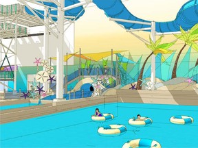 An artist rendering of Windsor's Aquatic Centre is pictured in this handout photo.