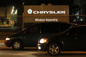 Exterior of the Chrysler Windsor Assembly plant in Windsor, Ontario on September 26, 2012.  The Canadian Auto Workers and Chrysler have a tentative agreement following negotiations in Toronto, Ontario on September 26, 2012.  (JASON KRYK/  The Windsor Star)