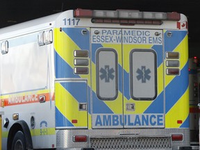 File photo of a Essex-windsor EMS ambulance. (Windsor Star files)