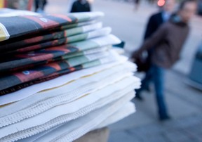 A stack of newspapers. (Postmedia files)