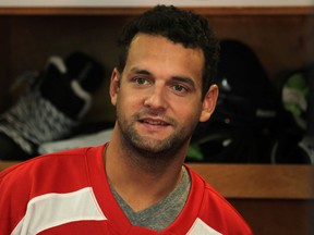 Toronto Maple Leafs’ forward Clarke MacArthur knows good hockey when he sees it, and he was very impressed by what he saw Saturday, Oct. 20 at Windsor's Hocktoberfest girls' hockey tournament at the WFCU Centre. (Dax Melmer)