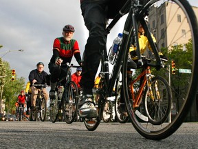 Cyclists are seen in this file photo. (Jason Kryk/The Windsor Star)