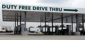 File photo of Duty Free gas pumps at the Ambassador Bridge in Detroit. (Windsor Star files)