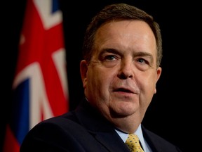 Ontario Finance Minister Dwight Duncan announces that he will not seek the provincial Liberal leadership and will not run for re-election during a press conference at Queen's Park in Toronto Wednesday, October 24, 2012.  (Darren Calabrese/National Post)