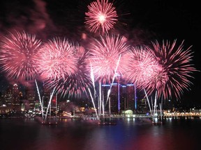 2012 Target Fireworks display over the Detroit River  on June 25, 2012 in Windsor, Ont.  (JASON KRYK/ THE WINDSOR STAR)