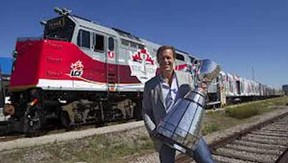 The Grey Cup rolls into Windsor on Tuesday, Oct. 30, 2012.