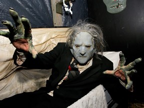 File photo of a scary participant at a haunted house in Amherstburg in 2009.  (Windsor Star files)
