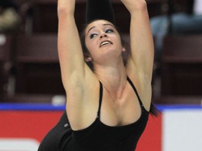 Canadian skater Kaetlyn Osmond practises Thursday at the WFCU Centre. (DAN JANISSE/The Windsor Star)