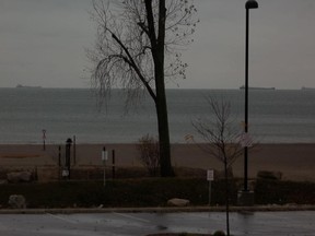 The windy shore of Seacliff Park in Leamington on Oct. 29, 2012. (Alan Nicholas Antoniuk / Special to The Windsor Star)