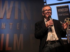 WIFF Executive Director Peter Coady speaks to a crowd at the  Windsor International Film Festival at the Capitol Theatre in 2011. Last year, Coady said the 7th annual show had been their biggest yet. (Kristie Pearce/The Windsor Star)