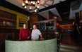 (From left to right): Netmon owner, Eric Lamoureux, and Jose's Bar and Grill owner, Ernie Nesbitt.