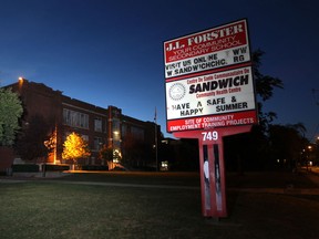 J.L. Forster Secondary School is pictured on Oct. 16, 2012. (JASON KRYK/The Windsor Star)