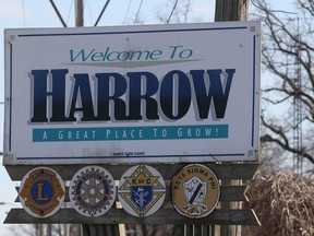 File photo of the town of Harrow sign. (Windsor Star files)