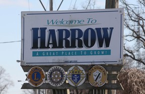 File photo of the town of Harrow sign. (Windsor Star files)