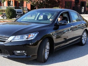 Windsor Star auto writer Grace Macaluso takes the 2013 Honda Accord EX-L for a test drive story. (NICK BRANCACCIO/The Windsor Star)