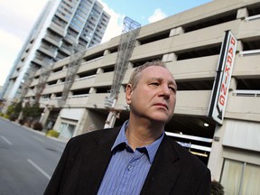 Larry Horowitz is photographed in front of the city owned parking garage at the corner of Pelissier Street and Park Avenue in Windsor on Friday, October 12, 2012. (TYLER BROWNBRIDGE / The Windsor Star)