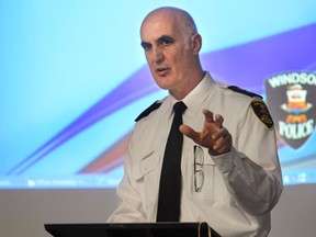 File photo of Windsor Police Chief Al Frederick  Oct. 25, 2012, at the downtown headquarters in Windsor, Ont. (DAN JANISSE/The Windsor Star)