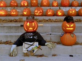 Kids will consume tons of candy in the weeks following Halloween, but they'll also be ingesting lots of dyes and additives. (AP Photo/The Lexington Herald-Leader, Charles Bertram)