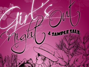 Back Room Gallery "Girl's Night Out" sample sale Oct. 19-20