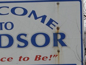 The Windsor sign  near the Windsor Raceway that welcomes motorists to Windsor. (Windsor Star files)