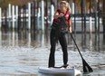 Windsor Star reporter Kelly Steele spent a few hours at the Puce marina learning how to stand-up paddle board. (DAX MELMER / The Windsor Star)