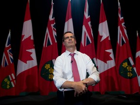 Ontario Premier Dalton McGuinty announces that he will resign in Toronto, Ontario, Canada Monday,October 15, 2012.  (Tyler Anderson/National Post)