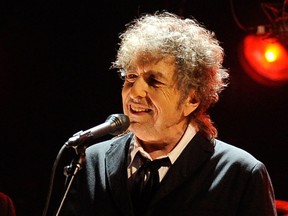 In this Jan. 12, 2012 file photo, Bob Dylan performs in Los Angeles.. (Associated Press files)