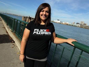 Brielle Hayes, who lost 75 pounds through exercise and eating properly, will walk the half marathon in this weekend's Detroit Free Press Marathon. (TYLER BROWNBRIDGE / The Windsor Star)