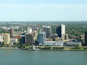 The downtown skyline of Windsor, Ont. is shown in this 2003 file photo. (Tim Fraser / The Windsor Star)