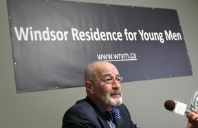 Greg Goulin, president of the Windsor Residence for Young Men, criticized the city for not providing upfront costs for the new homeless shelter. (TYLER BROWNBRIDGE / The Windsor Star)