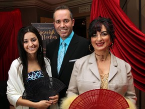 Bianca Marra, left, with her parents Bill and Rita Marra attend Spanish Noches Gala, a fundraiser for Hotel-Dieu Grace Hospital at Ciociaro Club of Windsor November 09, 2012.  (NICK BRANCACCIO/The Windsor Star)