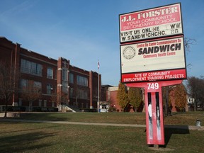 J.L. Forster high school is located next to the BFI industrial site, which will be going up for sale soon. (Windsor Star files)