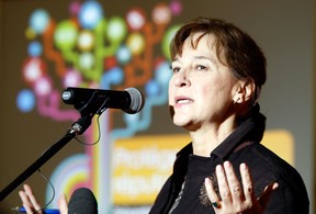 Canada's Privacy Commissioner Jennifer Stoddart talked to students at Hopewell Avenue Public School in Ottawa on Jan. 24, 2012.. (Postmedia News files)