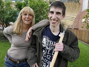 A 2010 file photo of Anne Marie Fantin and her son Eric. (Windsor Star files)