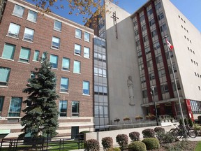 An exterior of the Hotel-Dieu Grace Hospital in Windsor, ON. (DAN JANISSE/The Windsor Star)