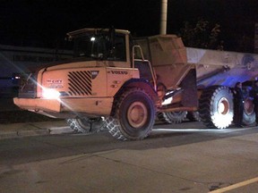 Photo of Stolen Dump Truck valued at $280,000.00. (Windsor Police Handout)