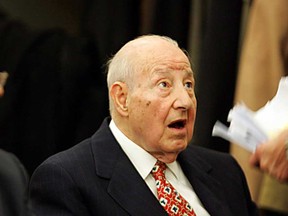 In this file photo, Ambassador Bridge owner Matty Moroun is shown in a Michigan courtroom Thursday, Jan. 12, 2012.(Andre J. Jackson/Detroit Free Press)